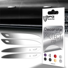 Valor Ipg Mercedes Eqs/eqe/cla-S Class/e-Class Serisi Uyumlu Dekoratif Kapı Kolu Sticker Seti (Krom)