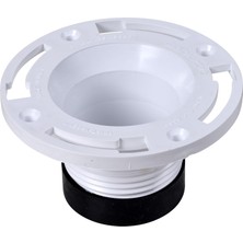 Valor Oatey 4 Inç Pvc Twist-N-Set Klozet Flanşı