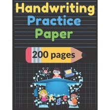 Valor Handwriting Paper With Lines For Abc And Number Kids: Handwriting Practice Paper Notebook