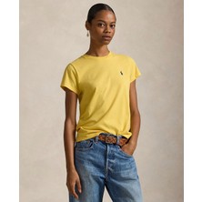 Ralph Lauren Klasik Kesim Pamuklu Jersey Bisiklet Yaka Tişört 100080721