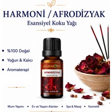 Harmoni Afrodizyak  Saf Esansiyel Uçucu Yağ Buhurdanlık Yağı Difüzör Esansı Aromaterapi Ortam Koku 10ML