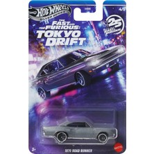 Valor Hot Wheels Hızlı ve Öfkeli Tokyo Drift Auto 1970 Road Runner - Die Cast Model 1:64 Ölçek - Uzunluk