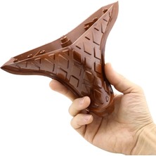 Valor (4 Adet) Kumsal Mobilya Kanepe Koltuk Ayağı 12 cm Kahverengi Ahşap Desenli Ayakları