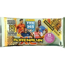 Valor Lisanslı Panini Fifa 365 2026 Adrenalyn Xl 1 Momentum Gold Pack With 21 Cards