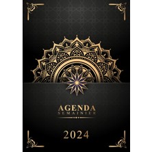 Valor Independently Published Agenda 2024: Semainier 1 Semaine Sur 2 Page,12 Mois De Janvier À Décembre,
