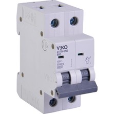 Valor Viko 4VTB-2B50 Otomatik Sigorta 4,5ka B Tipi 2 Kutup 50A