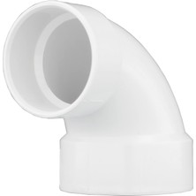 Valor Charlotte Pipe 3 x 4 Dwv Klozet Bükme Azaltma Hub x Hub Dwv (Drenaj, Atık ve Havalandırma) (1 Adet