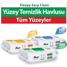 Valor Sleepy Easy Clean Beyaz Sabun Katkılı Çamaşır Suyu Katkılı Arap Sabunu Katkılı 3X100 (300 Yaprak)