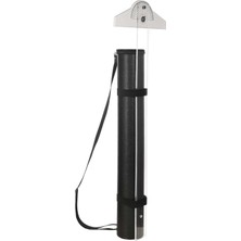 Valor Bback-Proje Tüpü Bazuka Deri Siyah 10,5 * 76CM Tek Kademeli T Cetveli Takılabilir