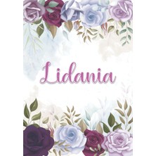 Valor Lidania: Taccuino A5 | Nome Personalizzato Lidania | Regalo Di Compleanno Per Moglie Mamma Sorella