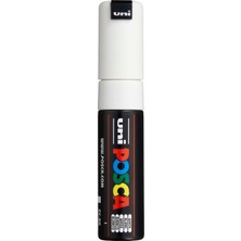 Valor Uni̇-Ball Pc-8k-Posca Su Bazli Marker Beyaz 8,0