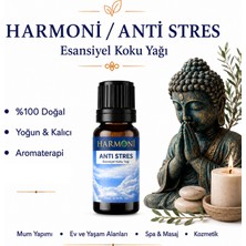 Harmoni Antistres Saf Esansiyel Uçucu Yağ Buhurdanlık Yağı Difüzör Esansı Aromaterapi Ortam Koku 10ML