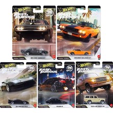 Valor Hot Wheels Premium Fast & Furious 25. Yıl 5'li Set Bmw M5, Dodge Charger, Honda Nsx Type-R, Dodge C