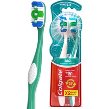 Valor Colgate 360 Komple Ağız Temizliği Çok Yönlü Koruma Yumuşak Diş Fırçası (1 x 2 Adet)