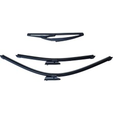 Valor VASS41 Ön Cam Arka Cam Silecek Seti 6423K0 Citroen Ds3 ile Uyumlu 2009-2016