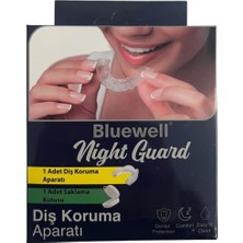 Valor Bluewell Night Guard Diş Koruma Aparatı – Gece Diş Sıkma ve Gıcırdatma Koruyucu – Şeffaf ve Şekil V