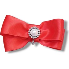 Valor Pegu Baby Collection(5) Kirmizi Saten Tasarim Kiskaçli Toka Romanti̇k Özel Seri̇-Kirmizi