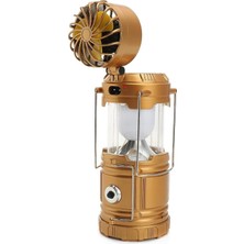 Valor Uni̇chrome Şarjlı Powerbank Özellikli Kamp Lambası Güneş Enerjili Kızaklı Fanlı Kamp Feneri LED Lamb