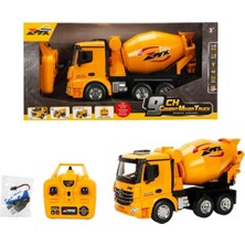 Valor 1:18 Sesli ve Işıklı USB Şarjlı Uzaktan Kumandalı Beton Mikseri 30 cm