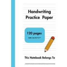 Valor Independently Published Handwriting Practice Paper With Dotted Midlines For Student Kids - 120 Page