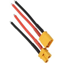 Valor Sanec XT90 Erkek Dişi Lipo Pil Şarj Kablosu 15 cm 2,5mm Siaf Silikon Kablolu