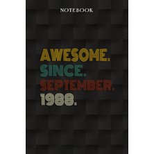 Valor Independently Published Awesome Since September 1988 34 Years Old 34TH Birthday Gift: Funny 34 Year