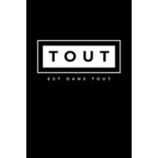 Valor Independently Published Cahier De Notes "tout Est Dans Tout" Est Le Cadeau Parfait À La Personne De