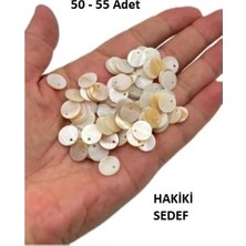 Moonaja Hakiki Sedef Pul - 50 gr 50 Adet -2 cm (20MM) Çap