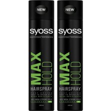 Valor Syoss Pure Hold Saç Spreyi, 400ML, Mega Tutuş, Set Of 2