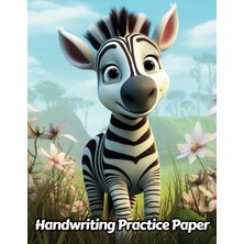Valor Independently Published Zebra Handwriting Practice Paper: Wide Lines With Dotted Midline | For Stud