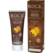 Valor R.o.c.s. Rocs Lekelere Karşi Coffee&tobacco Di̇ş Macunu - 74G