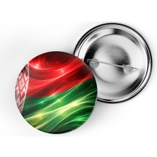 İberk 5 Adet - Iğneli Çanta Rozeti - Belarus – Belarus Bayrağı - Abstract Ülke Bayraklı