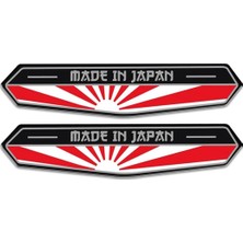 Valor Made In Japan Bayraklı 3D Sticker