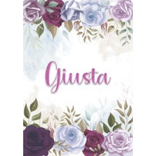 Valor Giusta: Taccuino A5 | Nome Personalizzato Giusta | Regalo Di Compleanno Per Moglie Mamma Sorella Fi