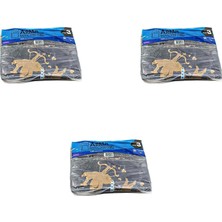 Valor Arma Baskılı Mini Blok Poşet Torba - No : 3-30X50 Cm. - Siyah - 100 Adetlik 3 Paket