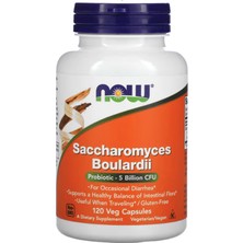 Now Foods, (Ösg Özel Sporcu Gıdaları) Saccharomyces Boulardii, 5 Billion Cfu, 120 Veg Capsules 52.