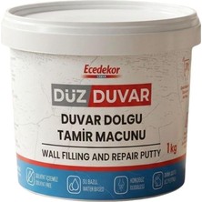 Valor Düz Duvar - Dolgu ve Tamir Macunu, Su Bazlı, Solvent Içermez, Kokusuz, 1 kg