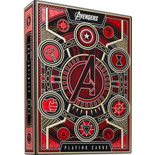 Valor THEORY11 Avengers Kırmızı Oyun Kartları