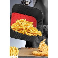 Valor Yapışmaz Slikon Pişirme Kağıdı Airfreyer Mikrodalga Fırın Pişirme Kağıdı Bpa Içermez 21X14CM