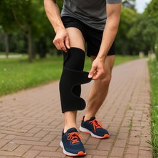 Valor Ayarlanabilir Baldır & Diz Altı Destek Bandı – Neopren, Nefes Alabilen, Cırtlı Esnek Yapı, Spor ve