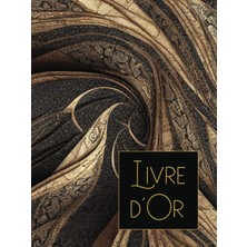 Valor Livre D'or: Élégant & Spectaculaire Plis De Tissus Abstraits Avec 100 Pages Blanches À Remplir, Cou