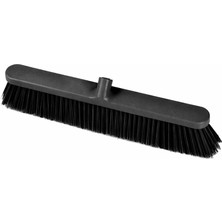 Valor Sapsız Plastik Çalı Fırçası 50 cm Dayanıklı Sert Kıllı Bahçe Temizlik Süpürgesi Ergonomik Tasarım