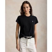 Ralph Lauren Klasik Kesim Pamuklu Jersey Bisiklet Yaka Tişört 100080721