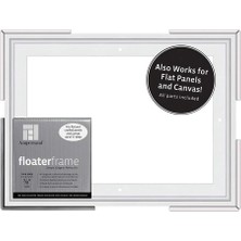 Valor Ampersand Ahşap Paneller Için Floaterframe 17,72 cm Derinlik, Ince, 22,88 x 30,48 Cm, Beyaz (Fthin7