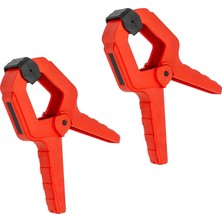 Valor 2 Adet Yaylı Kıskaç Mandal El Tip Işkence Kırmızı Klips Hobi 50 mm 2 Inç