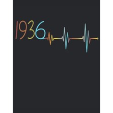 Valor 101 Mandalas - Malbuch Ekg Herzschlag Jahrgang 1936 Baujahr Heartbeat: Lustiges Retro Geburtstag De