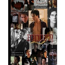 Valor Tvd Damon Salvator: Line Notebook