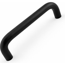 Valor Mat Siyah Çekmece Kulp 96 mm Dolap Kulpu Modern Tasarım Mutfak Gardırop Kapak Kulbu Dayanıklı Metal