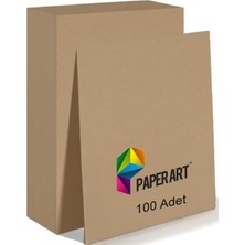 Valor Monarty Kraft Kağıt, Paperart Kraft A4 Boyut, 90GR, 100 Yaprak, Renkli Fotokopi Uyumlu, El Işi Kağı