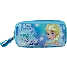 Valor Hakan Çanta Frozen Lisanslı Kalem Çantası - Elsa Kalemlik Iki Bölmeli